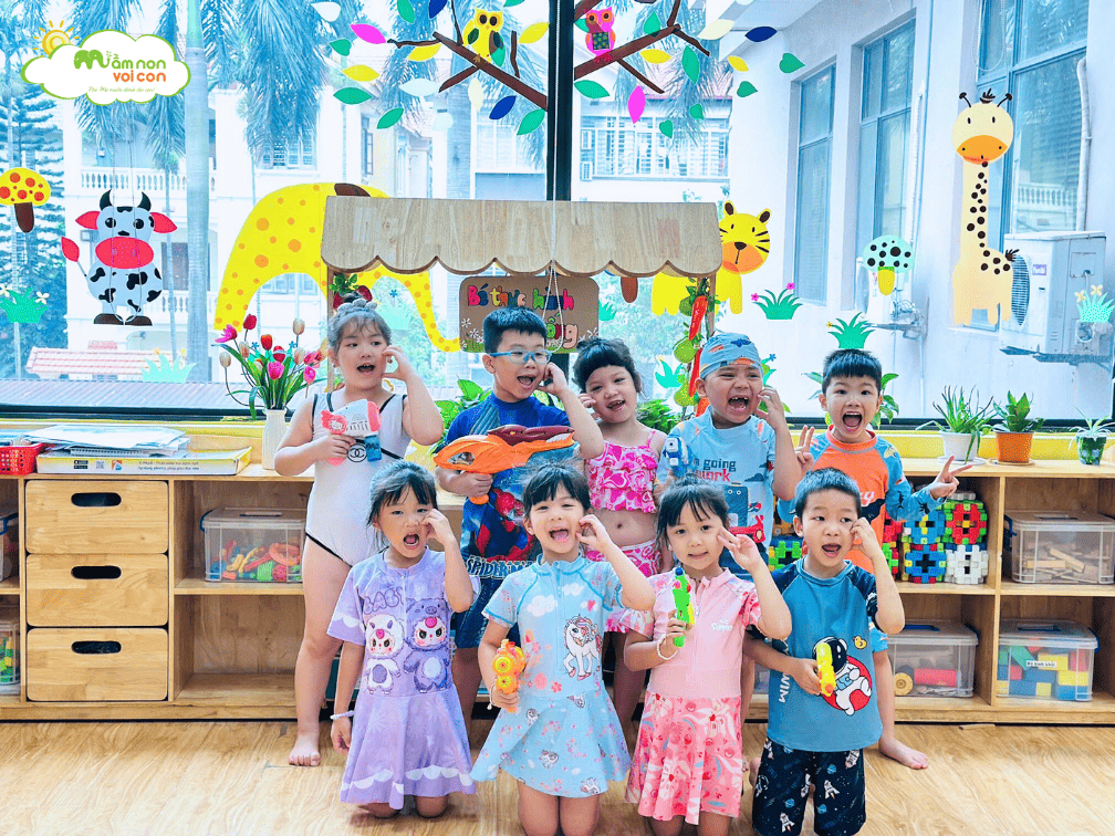 LỄ HỘI NƯỚC – BÉ CƯỜI GIÒN TAN, HÈ THÊM RỘN RÀNG! - TRƯỜNG MẦM NON VOI CON