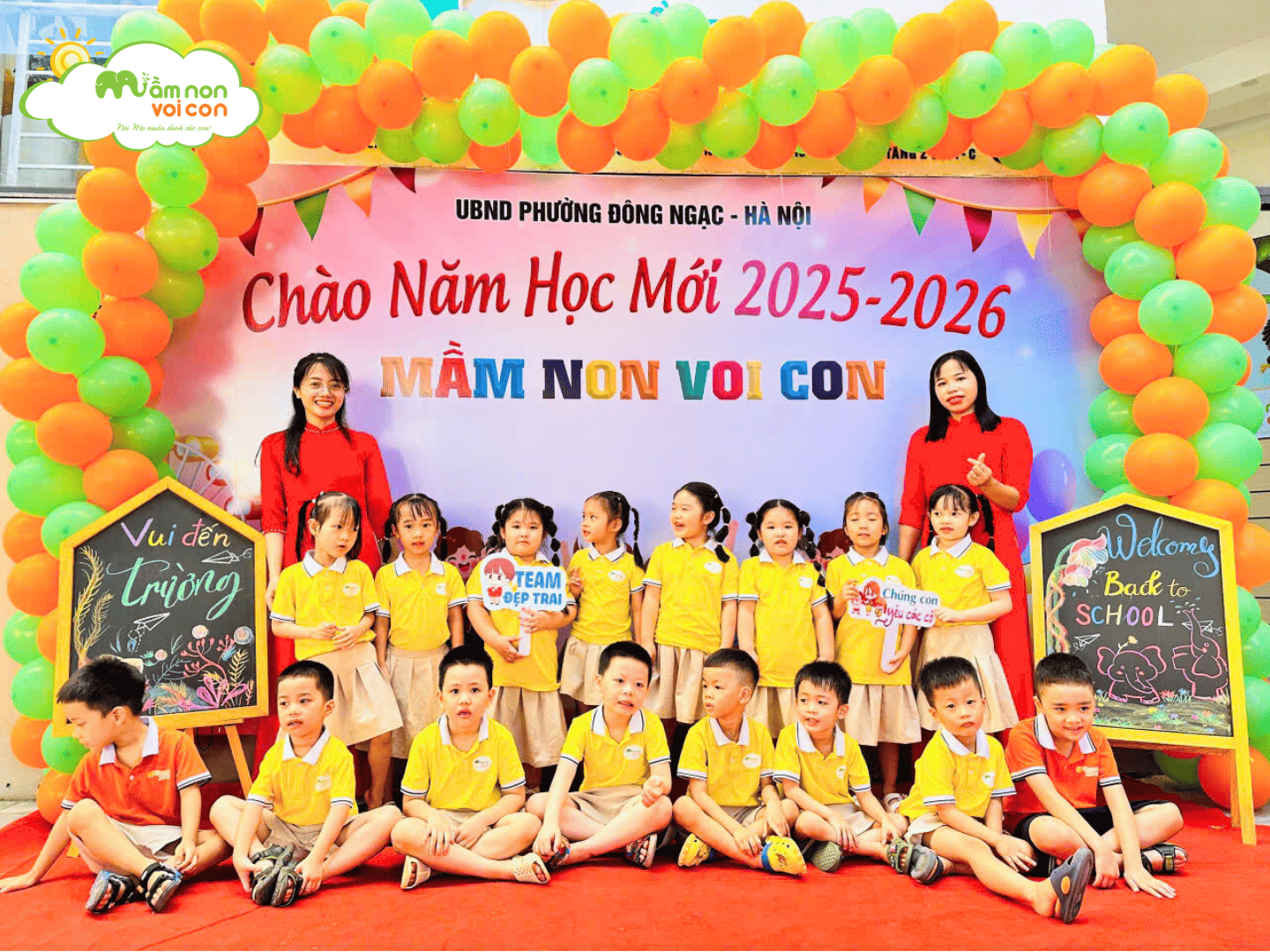 CHÀO NĂM HỌC MỚI 2025 - 2026 – HẠNH PHÚC NGẬP TRÀN - TRƯỜNG MẦM NON VOI CON