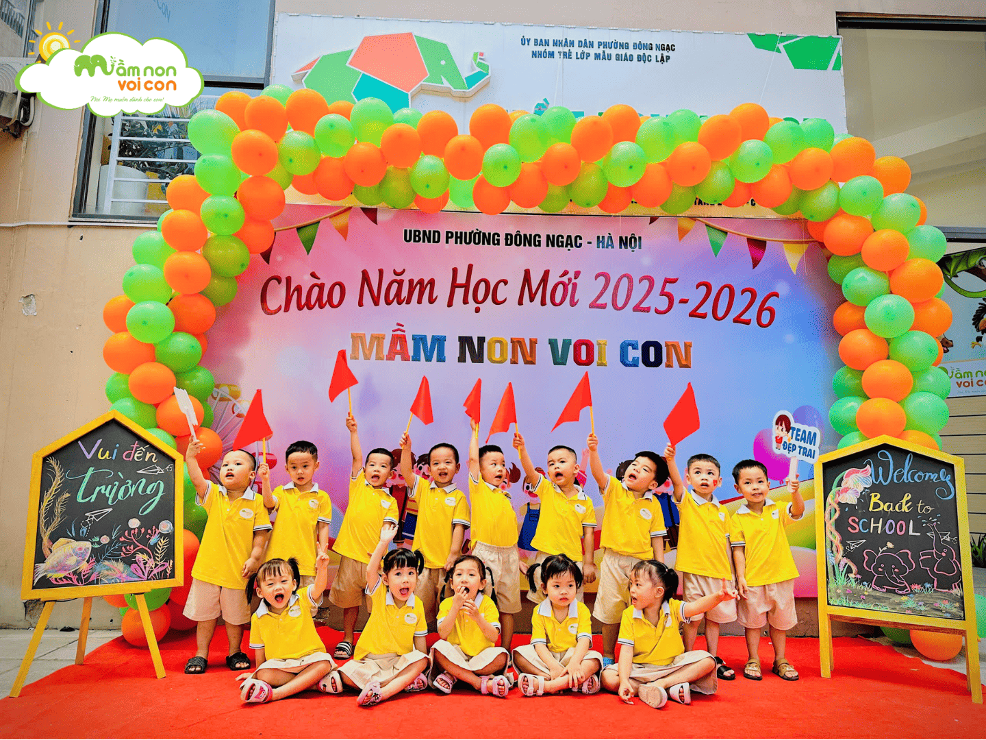 CHÀO NĂM HỌC MỚI 2025 - 2026 – HẠNH PHÚC NGẬP TRÀN - TRƯỜNG MẦM NON VOI CON
