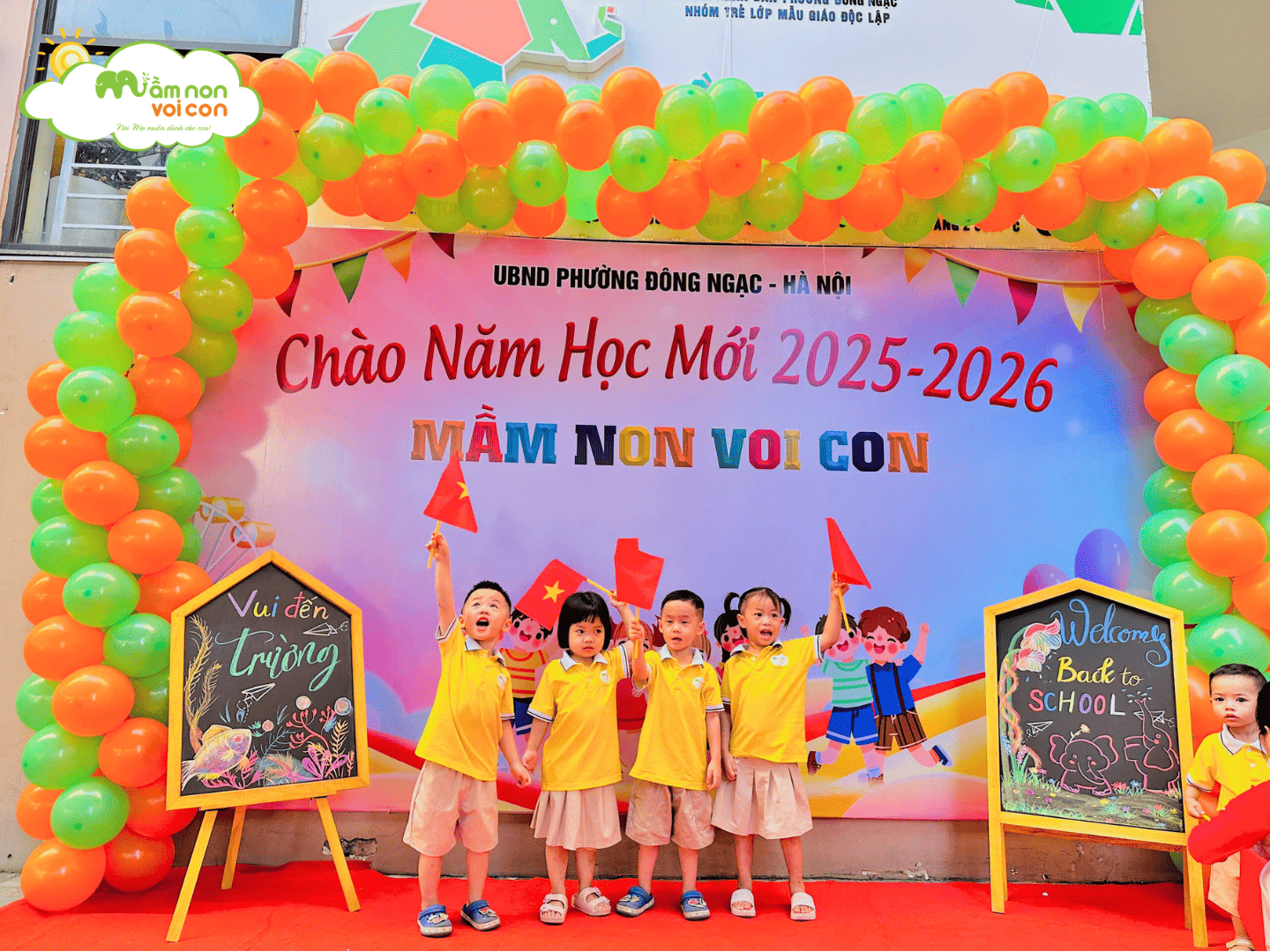 CHÀO NĂM HỌC MỚI 2025 - 2026 – HẠNH PHÚC NGẬP TRÀN - TRƯỜNG MẦM NON VOI CON