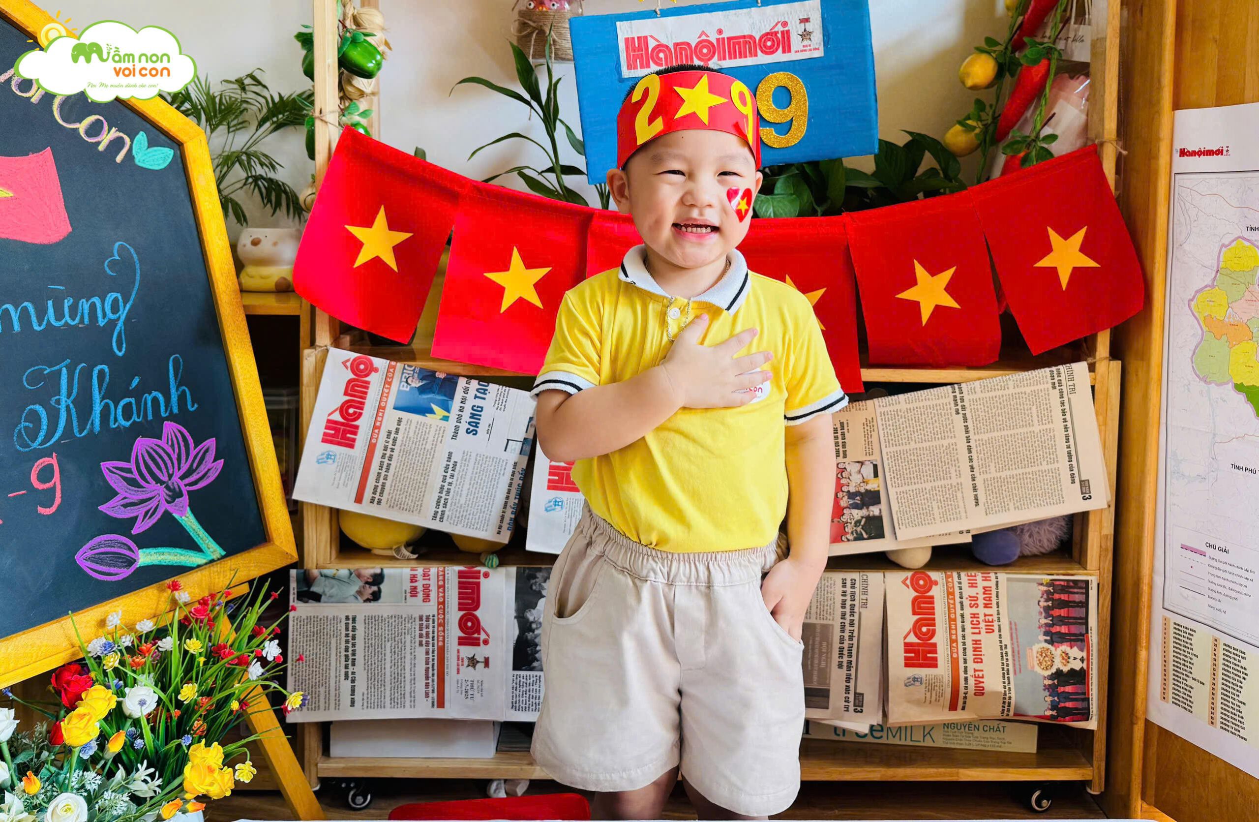 CHÀO MỪNG QUỐC KHÁNH 2/9 – TỔ QUỐC TRONG TIM - TRƯỜNG MẦM NON VOI CON