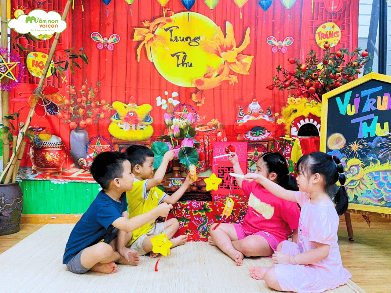 VUI TRUNG THU CÙNG CÁC BÉ LỚP E7 VUI TRUNG THU CÙNG CÁC BÉ LỚP E7 - TRƯỜNG MẦM NON VOI CON