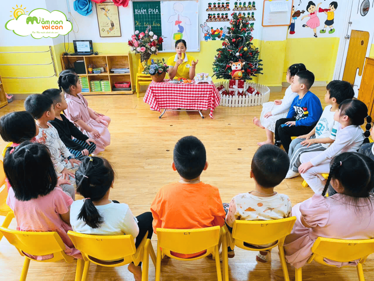 KHÁM PHÁ HỆ TIÊU HÓA – BÀI HỌC BỔ ÍCH CỦA CÁC BẠN NHỎ LỚP E7 - TRƯỜNG MẦM NON VOI CON