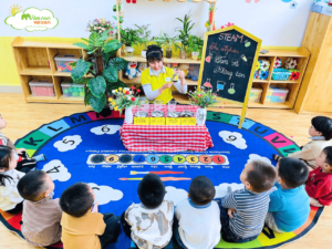 BÉ LÀM NHÀ KHOA HỌC NHÍ – TAN & KHÔNG TAN - TRƯỜNG MẦM NON VOI CON