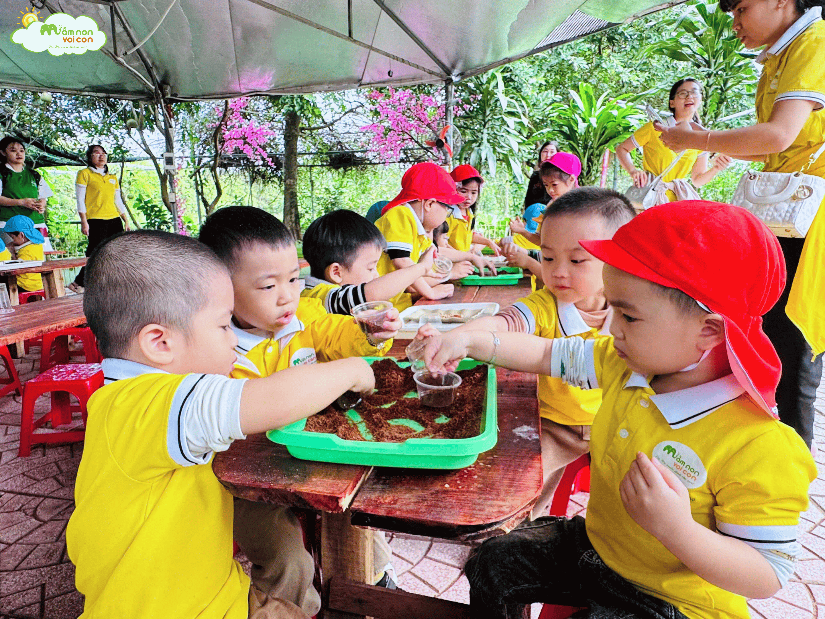 HOẠT ĐỘNG TRẢI NGHIỆM TẠI CÔNG VIÊN CẦU VỒNG – ERAHOUSE - TRƯỜNG MẦM NON VOI CON
