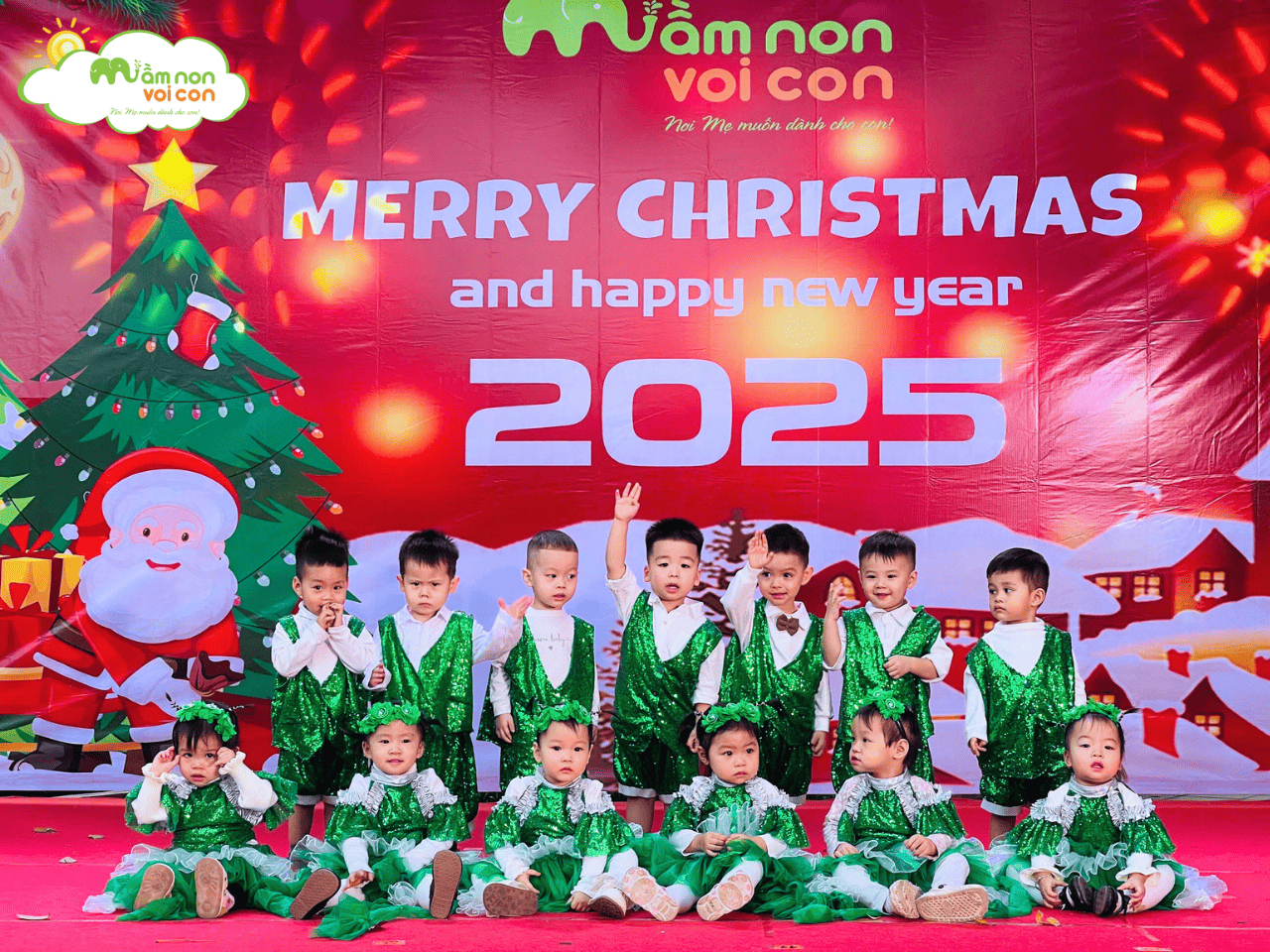 NOEL YÊU THƯƠNG – NIỀM VUI NGẬP TRÀN TẠI MẦM NON VOI CON NOEL YÊU THƯƠNG – NIỀM VUI NGẬP TRÀN TẠI MẦM NON VOI CON - TRƯỜNG MẦM NON VOI CON