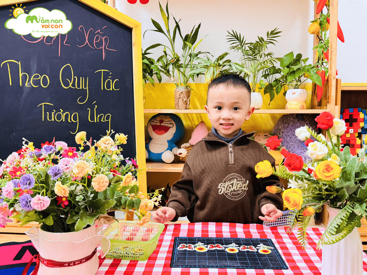 HÔM NAY LỚP E4 HỌC GÌ NHỈ? HÔM NAY LỚP E4 HỌC GÌ NHỈ? - TRƯỜNG MẦM NON VOI CON