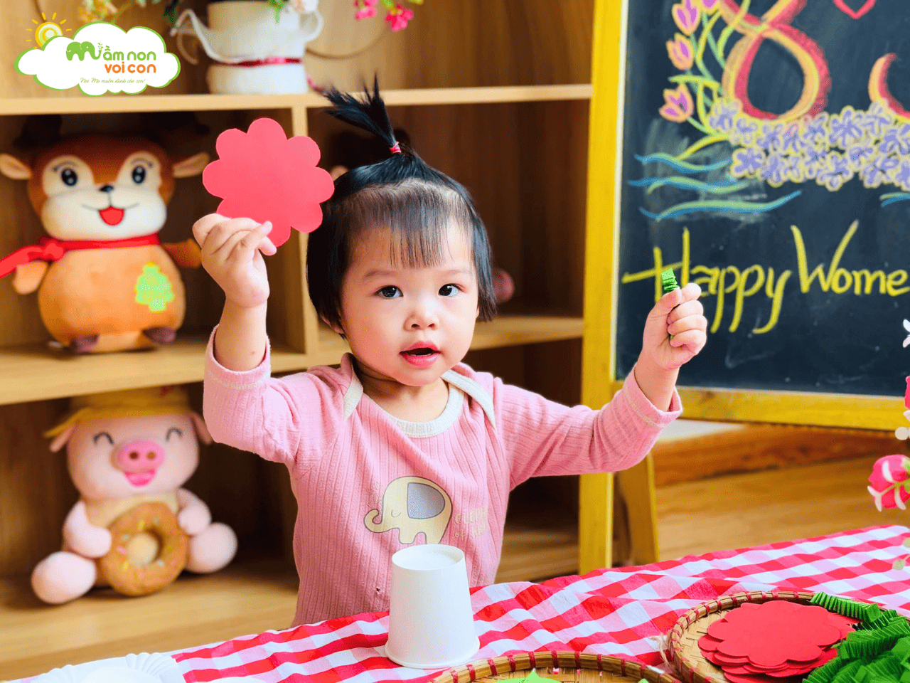 CHÀO MỪNG NGÀY QUỐC TẾ PHỤ NỮ 8/3 - TRƯỜNG MẦM NON VOI CON