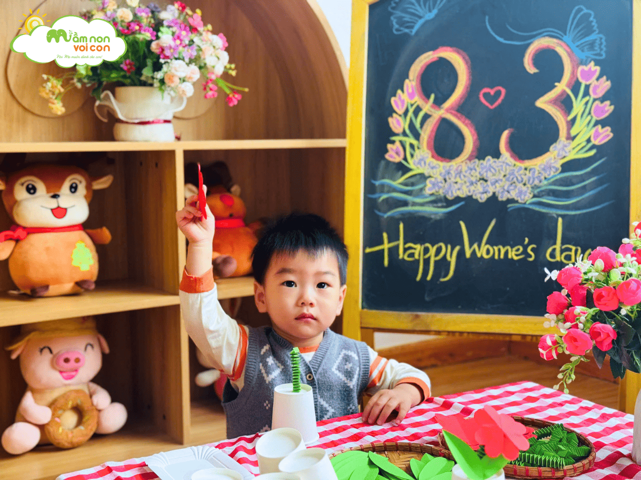 CHÀO MỪNG NGÀY QUỐC TẾ PHỤ NỮ 8/3 - TRƯỜNG MẦM NON VOI CON