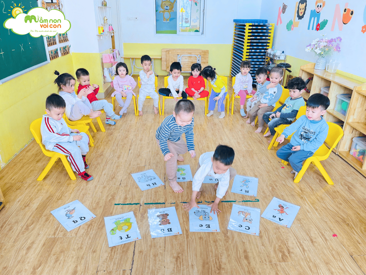 GAME TIME! LỚP E4 CHƠI MÀ HỌC – HỌC MÀ VUI - TRƯỜNG MẦM NON VOI CON