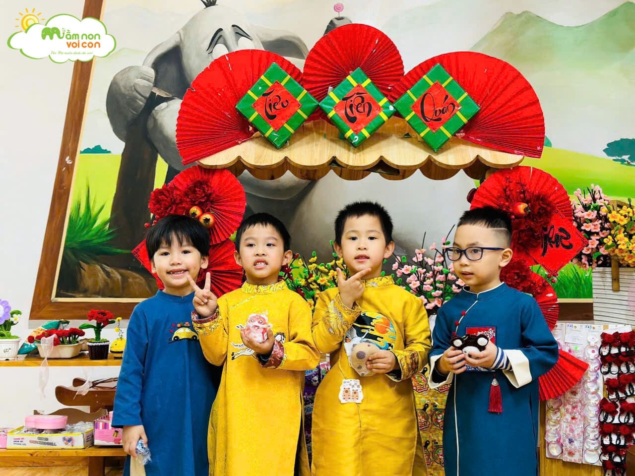 HỘI CHỢ XUÂN 2026 – RỘN RÀNG SẮC TẾT CÙNG LỚP E6 - TRƯỜNG MẦM NON VOI CON