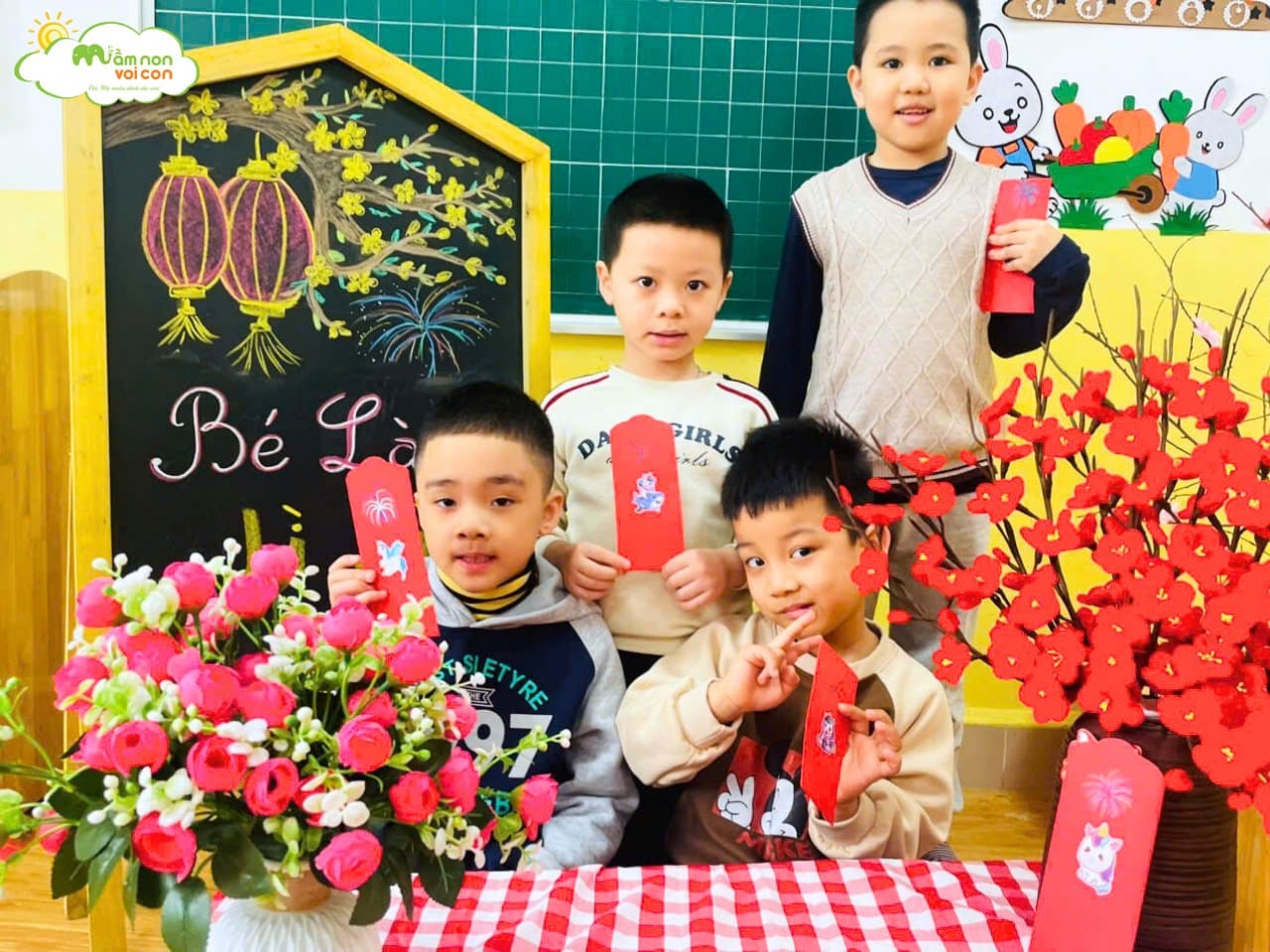 HOẠT ĐỘNG “BÉ LÀM LÌ XÌ” – GỬI GẮM LỘC XUÂN TỪ ĐÔI TAY NHỎ HOẠT ĐỘNG “BÉ LÀM LÌ XÌ” – GỬI GẮM LỘC XUÂN TỪ ĐÔI TAY NHỎ - TRƯỜNG MẦM NON VOI CON