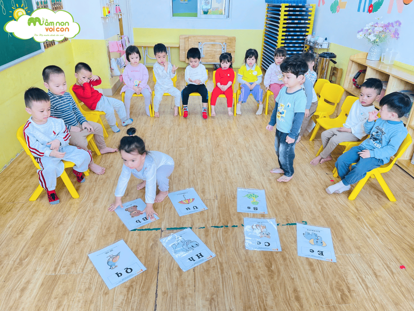 GAME TIME! LỚP E4 CHƠI MÀ HỌC – HỌC MÀ VUI - TRƯỜNG MẦM NON VOI CON